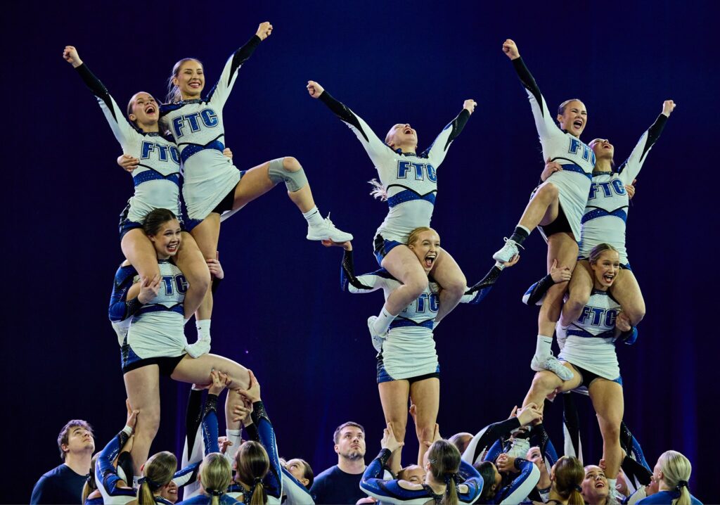 Nordic Champs Cheerleading picture by Tero Wester.